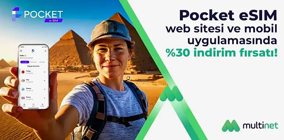 Pocket E-Sim'de İndirim