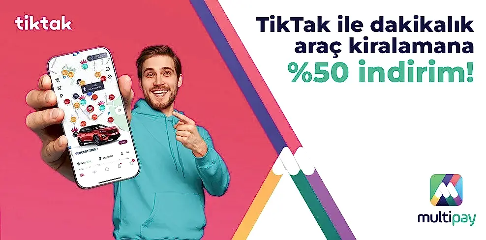 TikTak Dakikalık Araç Kiralama Kampanyasi
